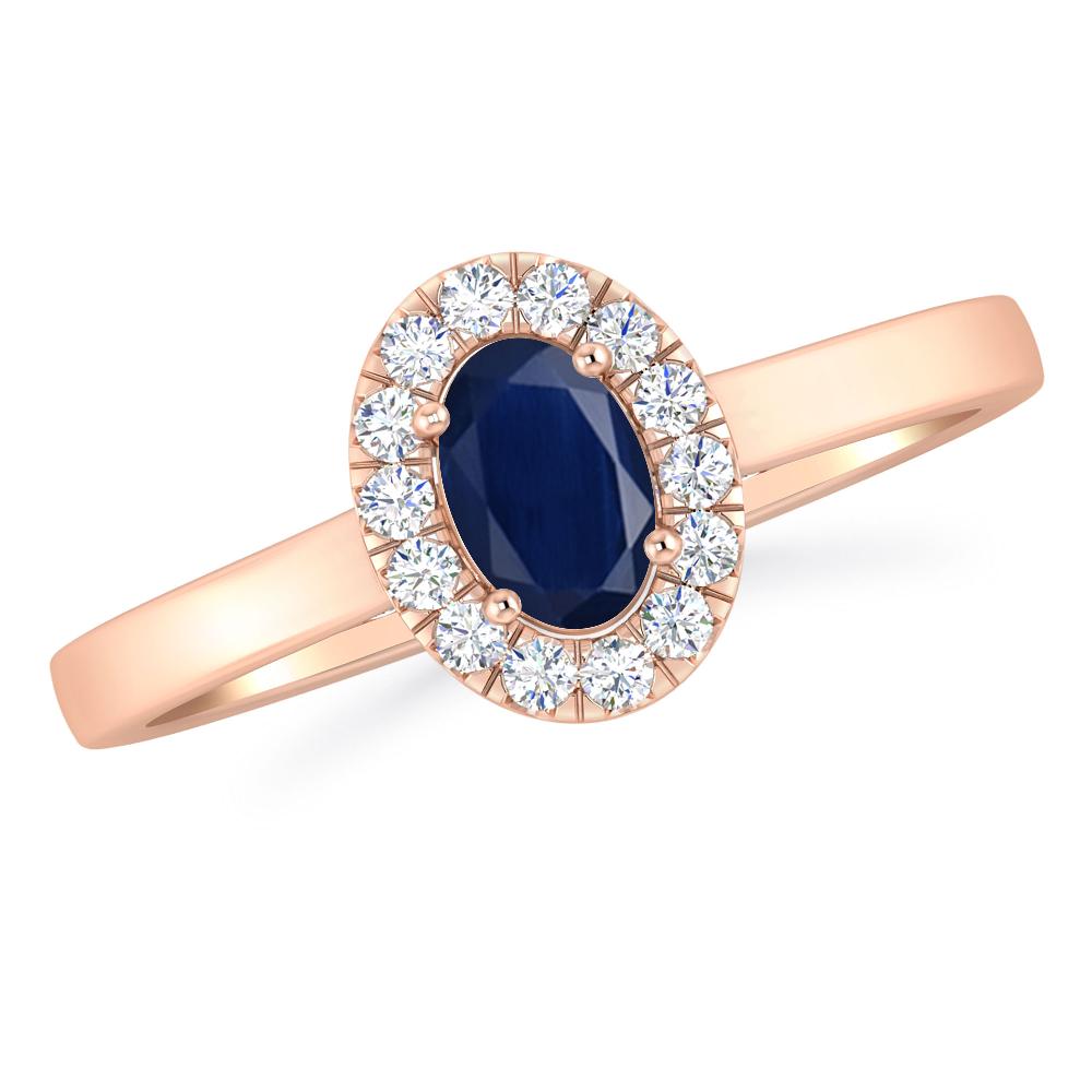 Rose Gold - Sapphire