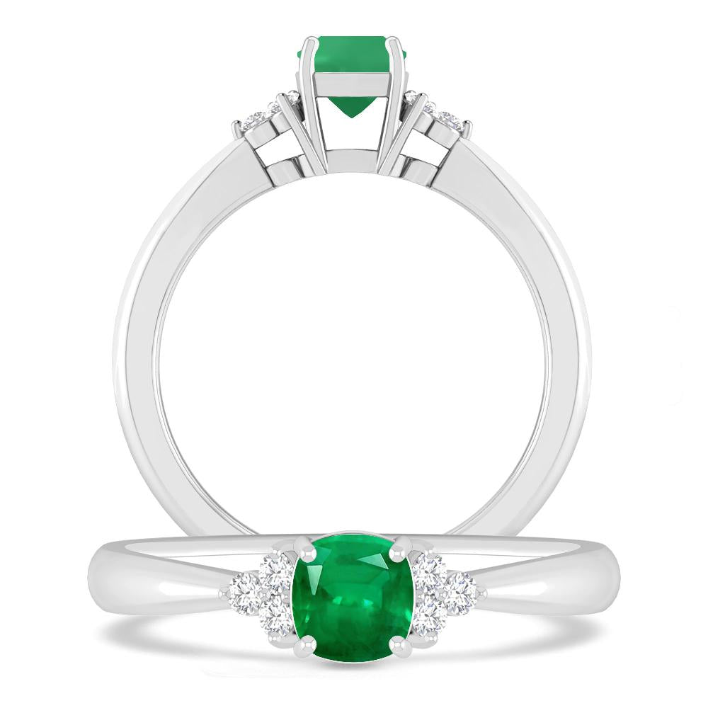 White Gold - Emerald