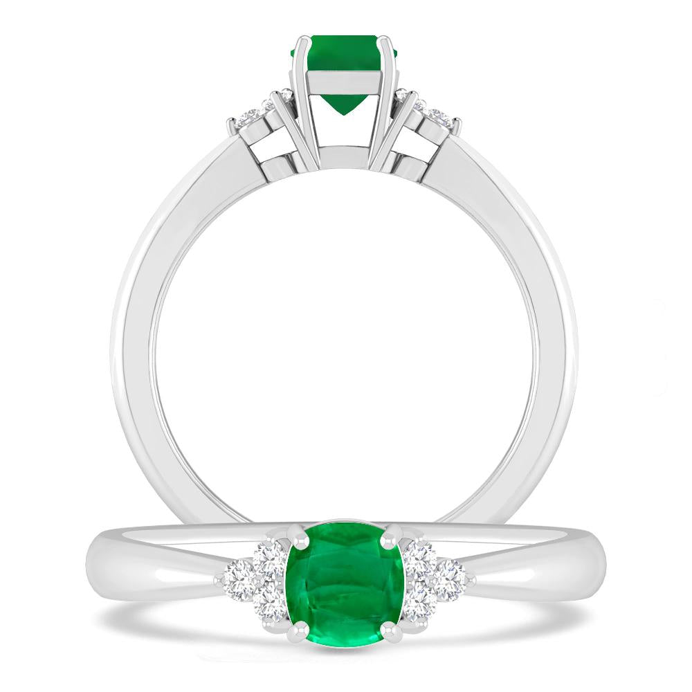 White Gold - Emerald