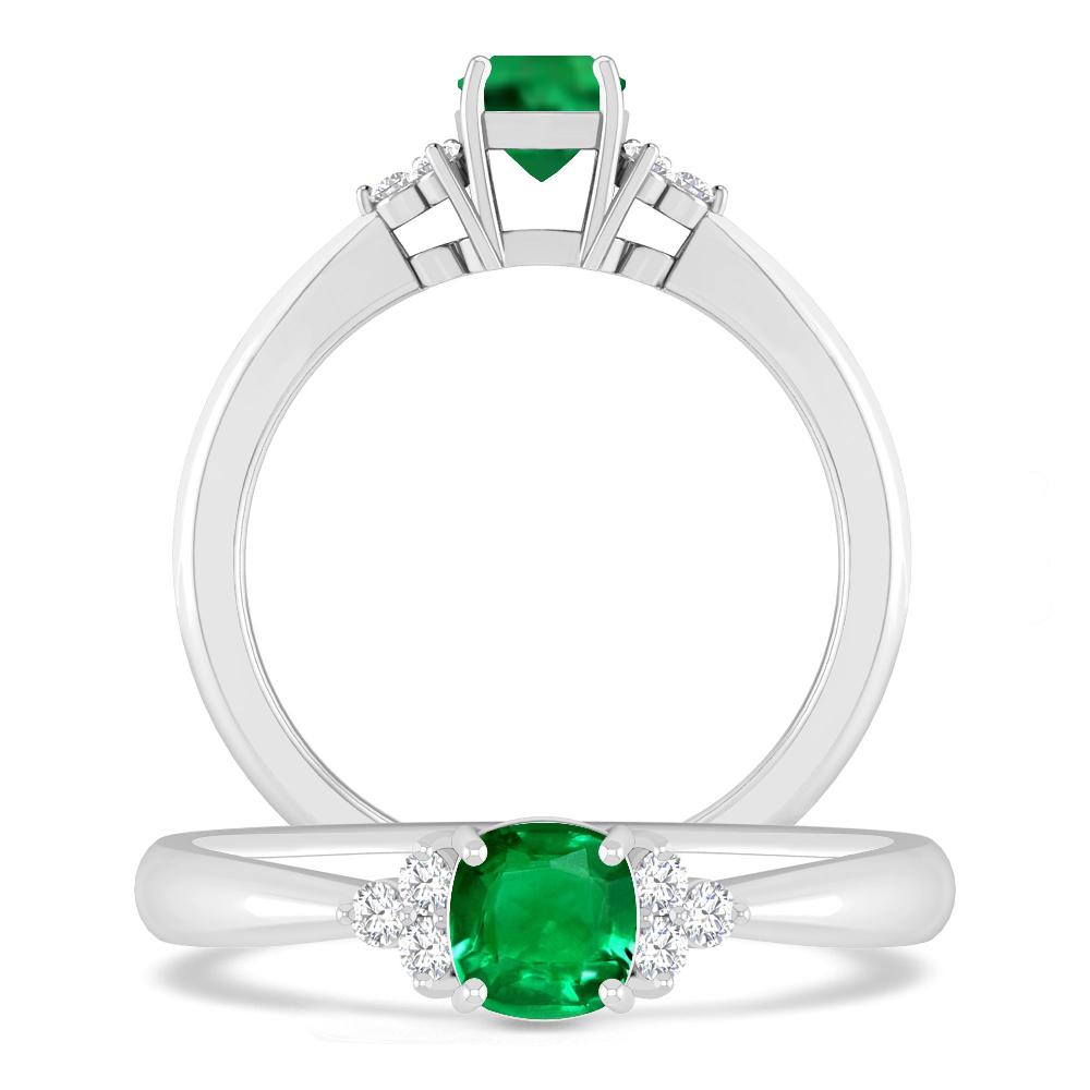 White Gold - Emerald