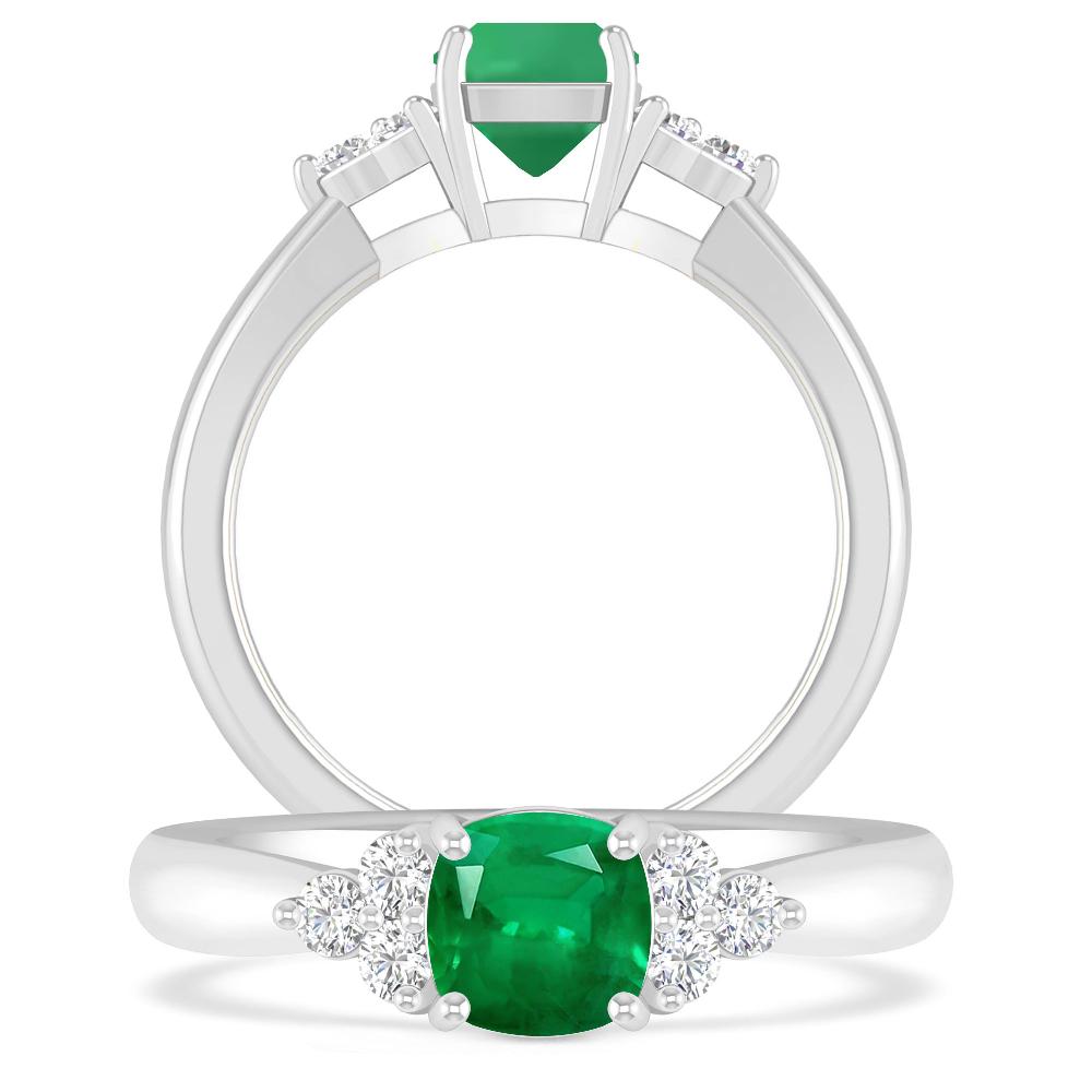 White Gold - Emerald