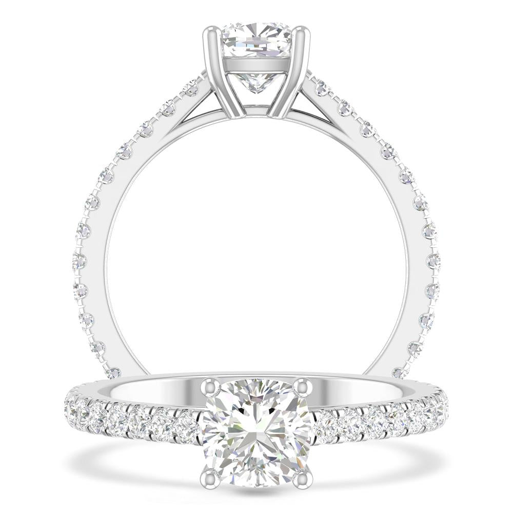 White Gold - Cushion
