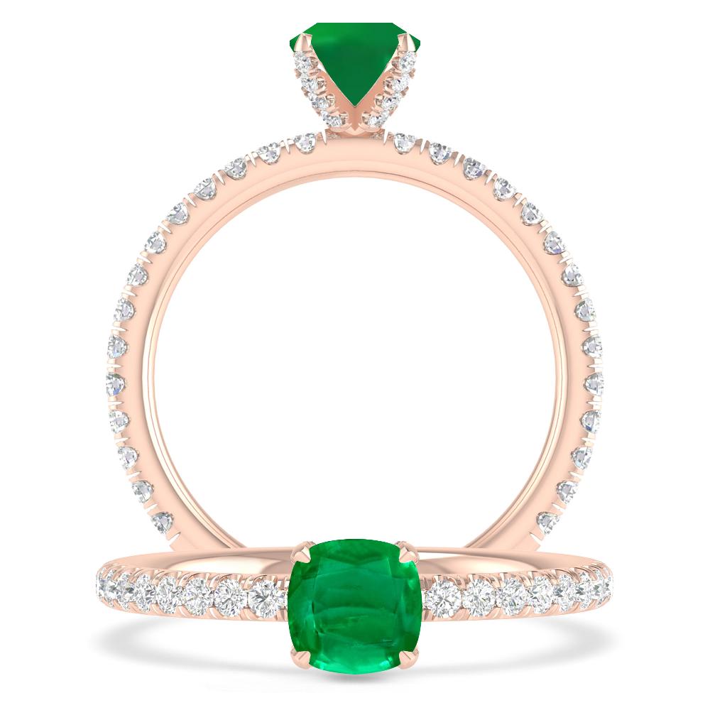 Rose Gold - Emerald