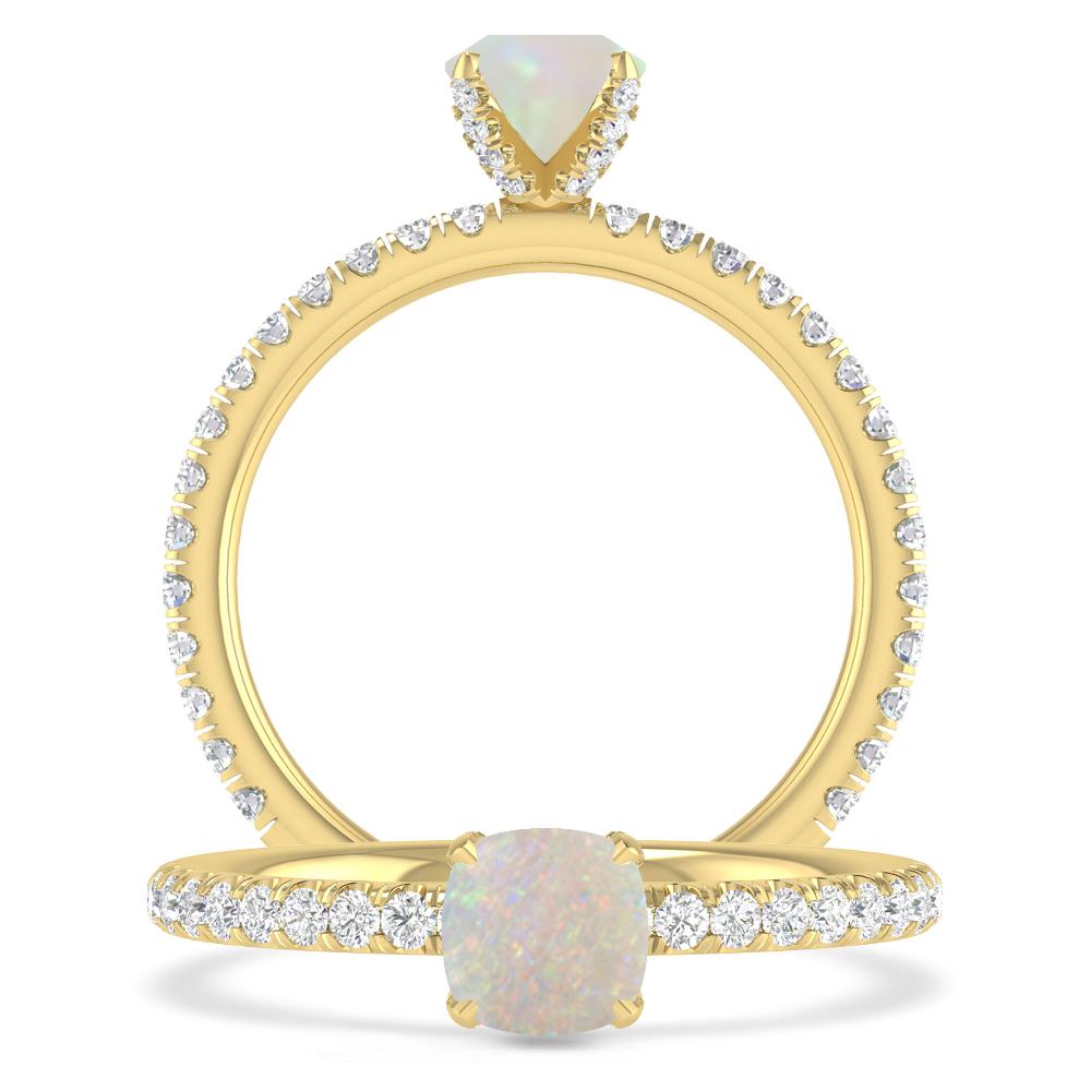 Yellow Gold - Opal