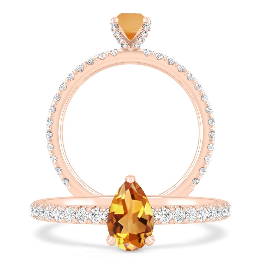Rose Gold - Citrine