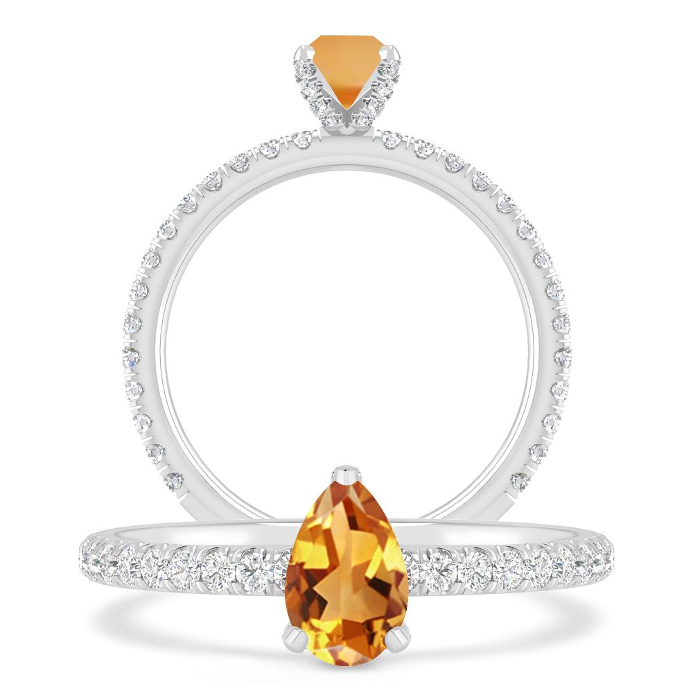 White Gold - Citrine