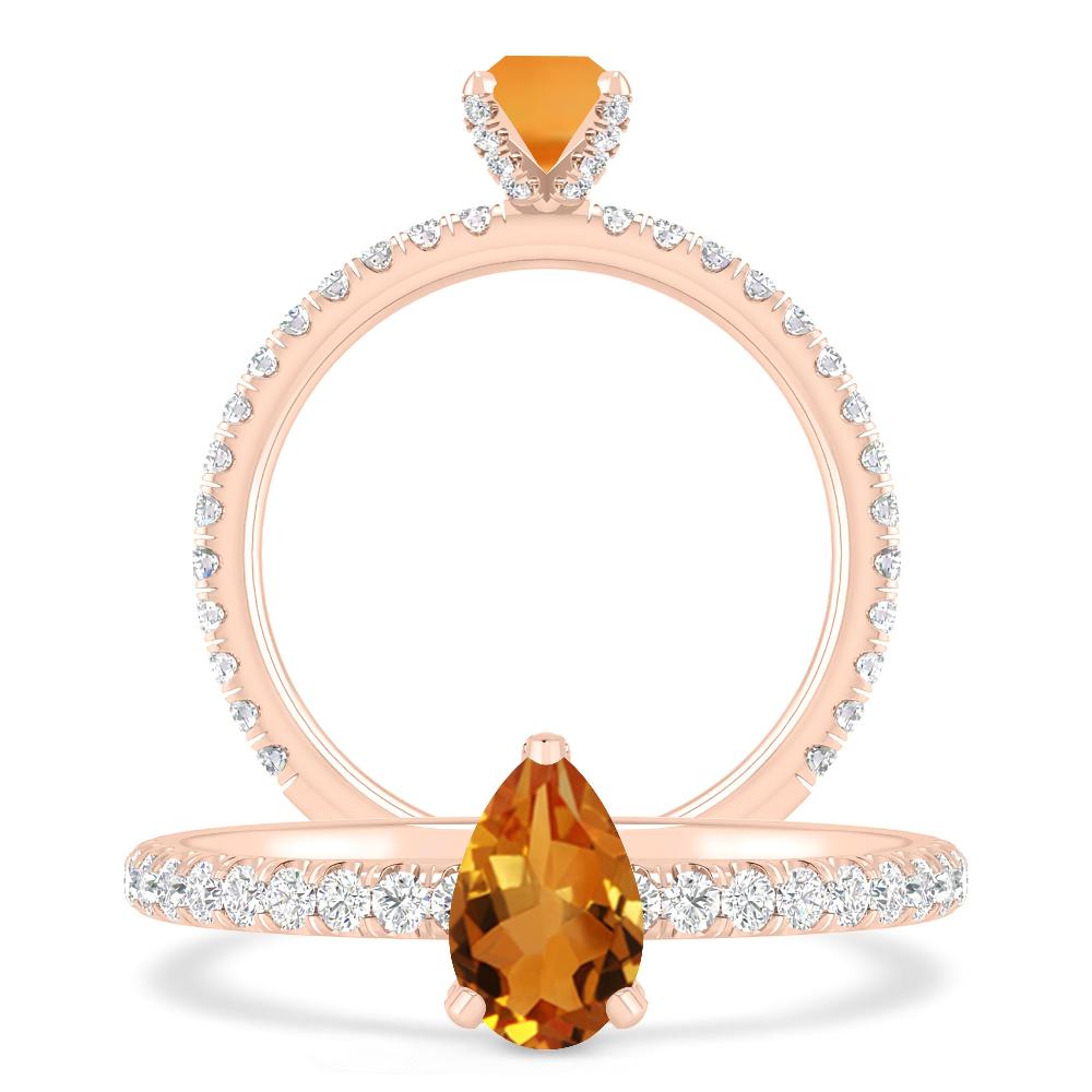 Rose Gold - Citrine