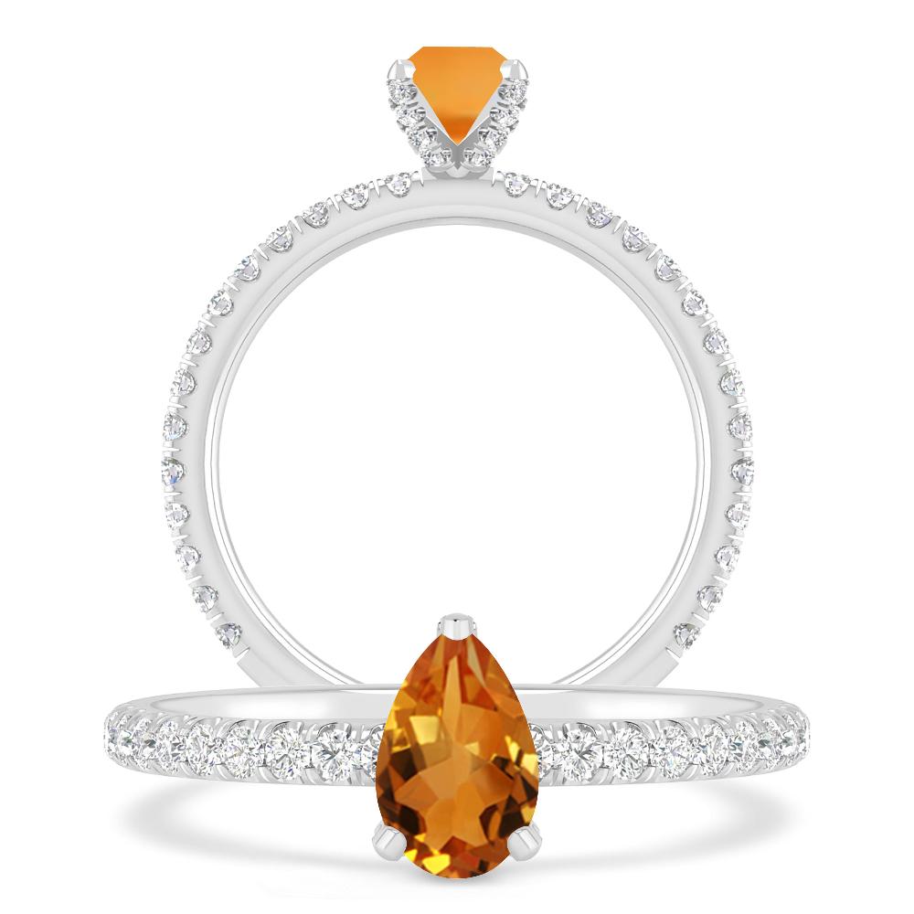 White Gold - Citrine