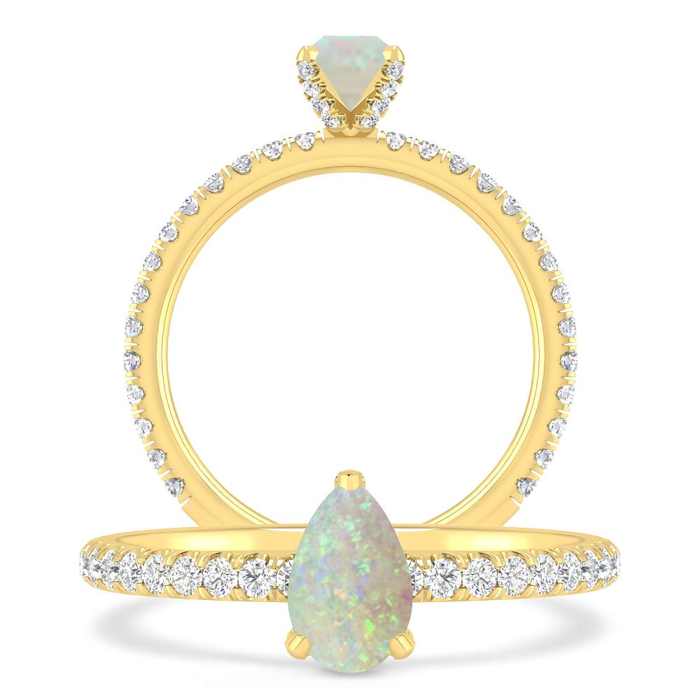 Yellow Gold - Opal