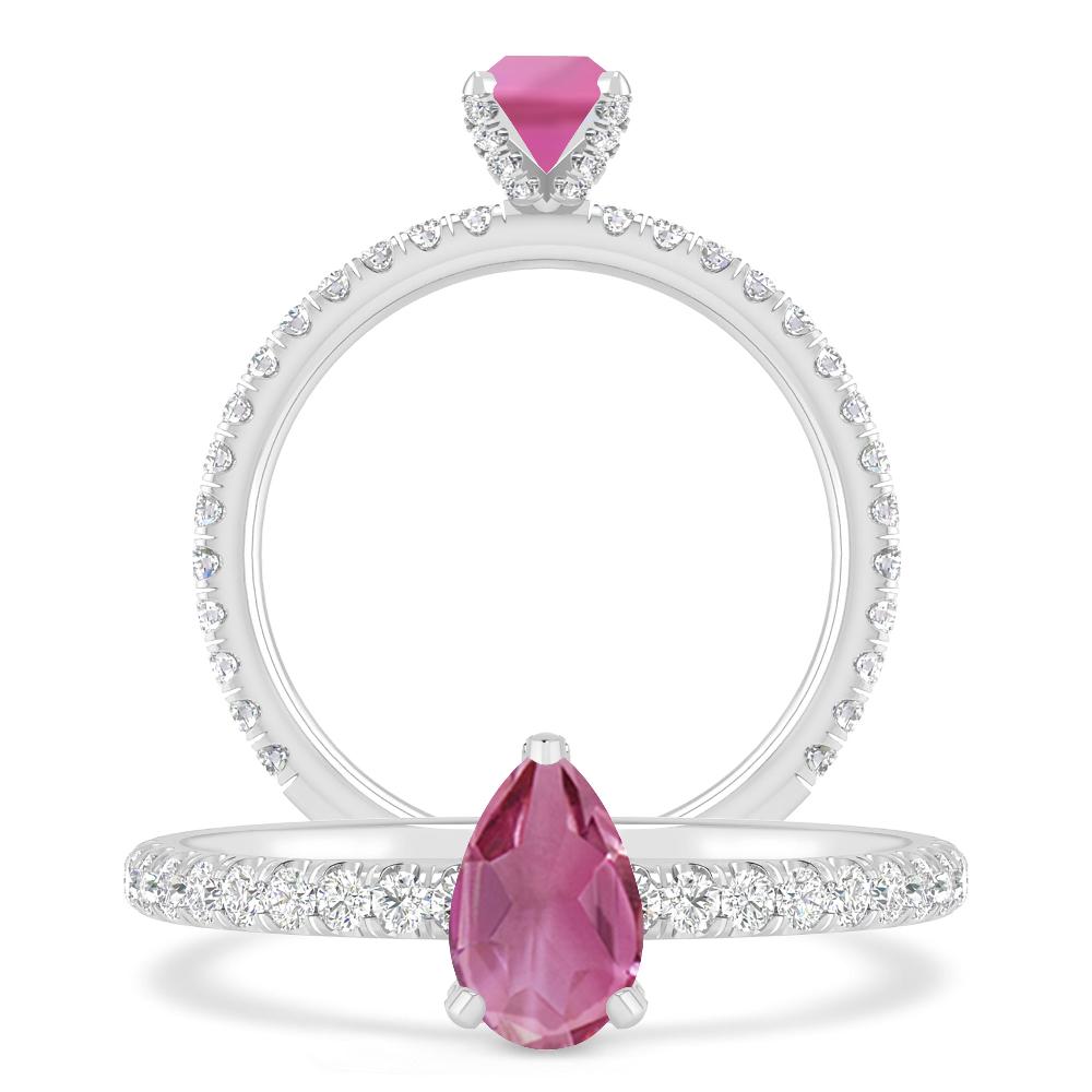 White Gold - Pink Tourmaline