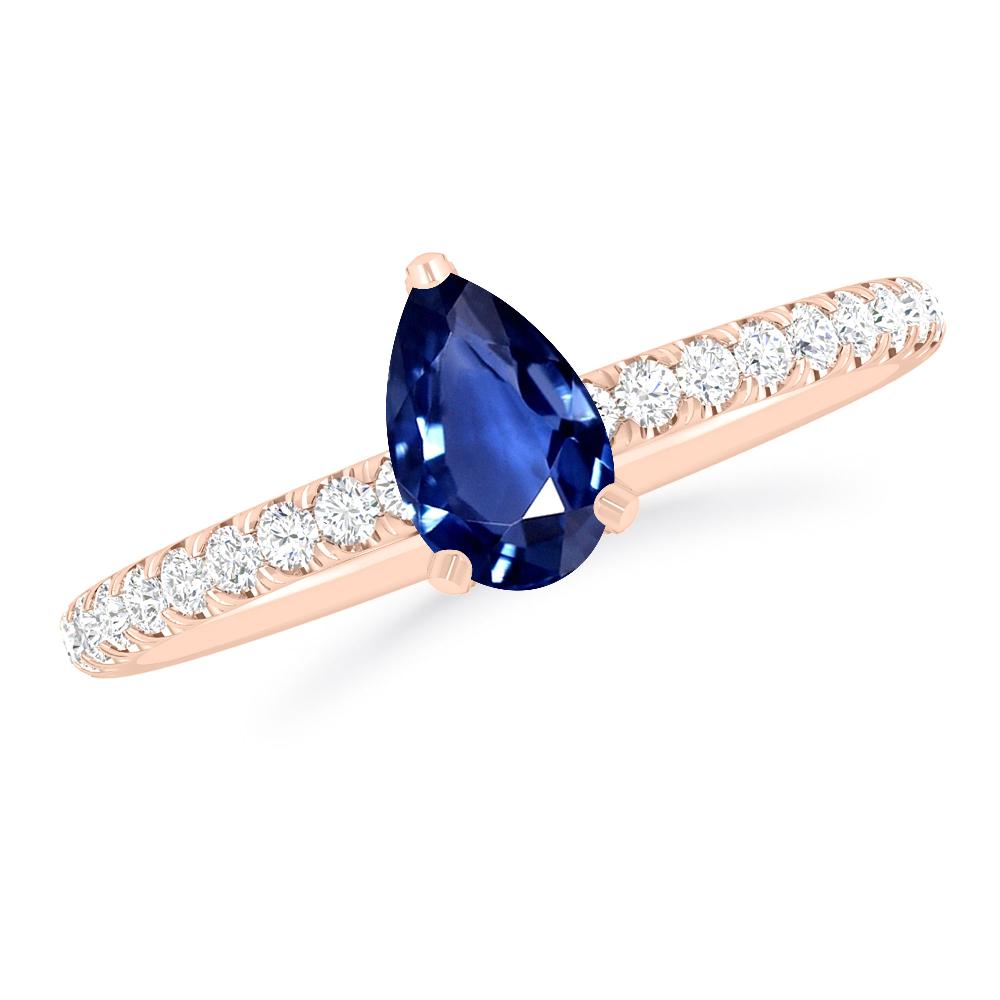 Rose Gold - Sapphire