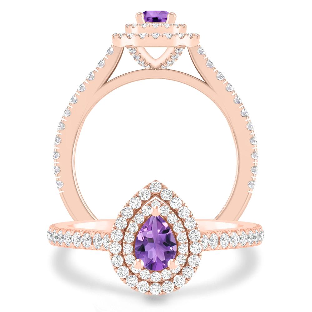 Rose Gold - Amethyst