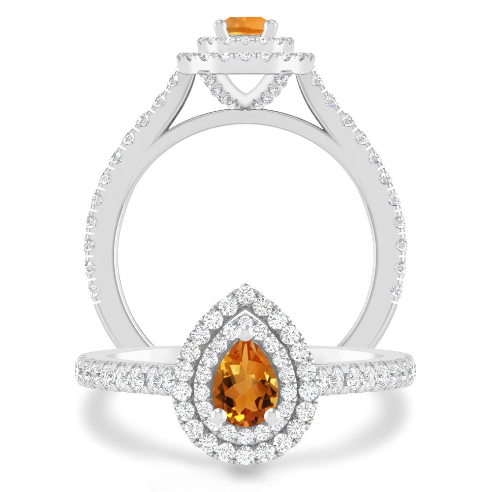 White Gold - Citrine