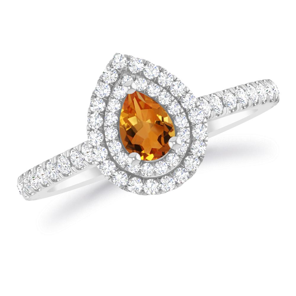 White Gold - Citrine