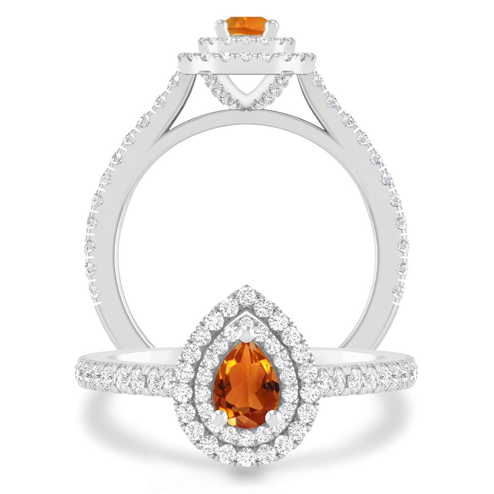 White Gold - Citrine