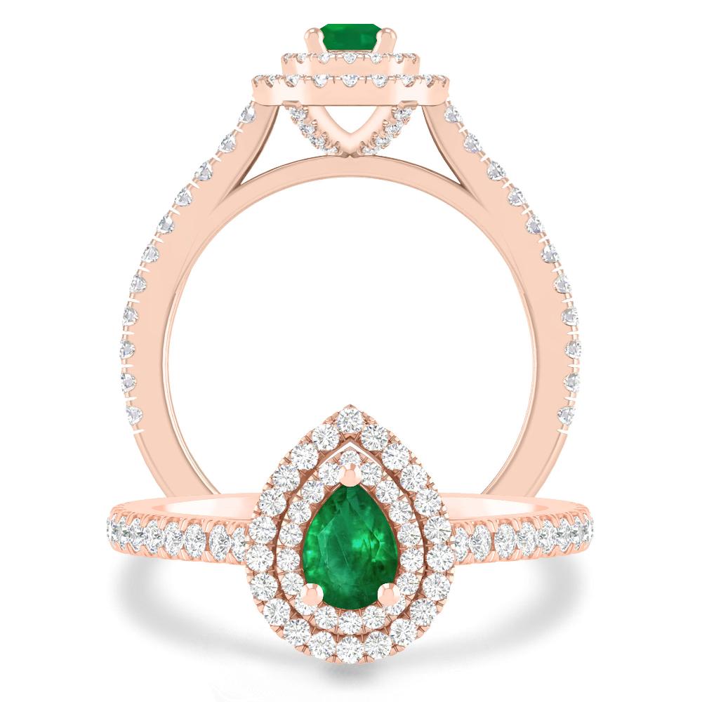 Rose Gold - Emerald