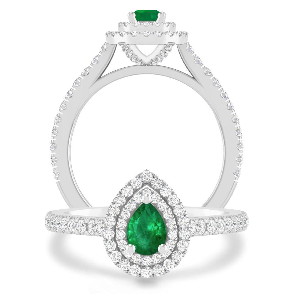 White Gold - Emerald