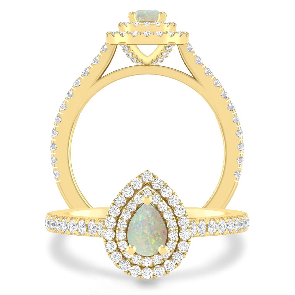 Yellow Gold - Opal