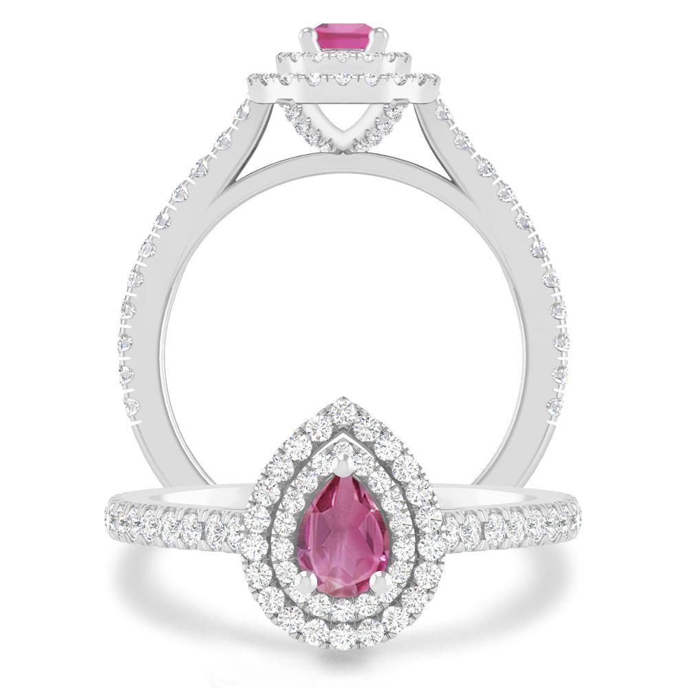White Gold - Pink Tourmaline