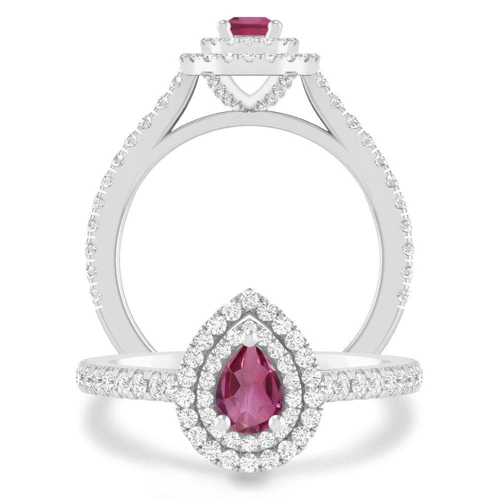 White Gold - Pink Tourmaline