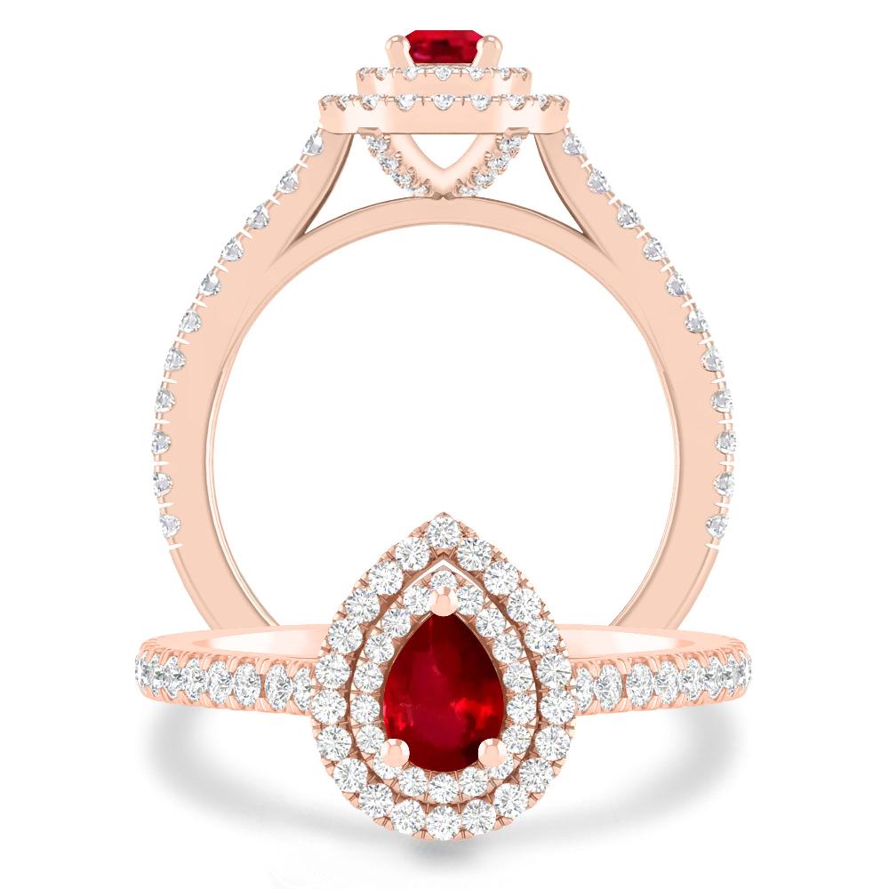 Rose Gold - Ruby