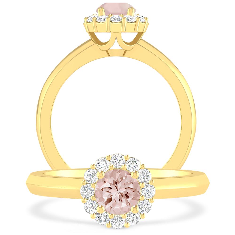 Yellow Gold - Morganite