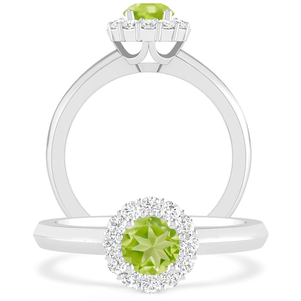 White Gold - Peridot