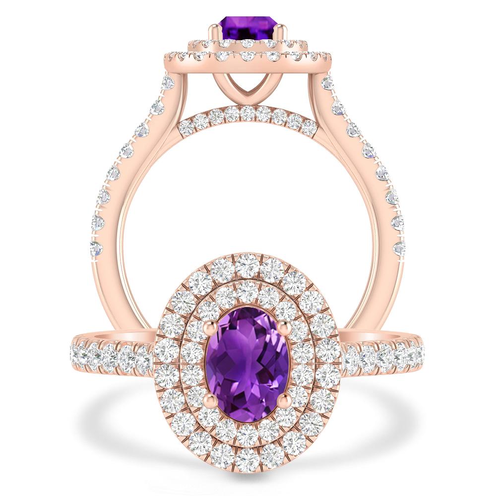 Rose Gold - Amethyst