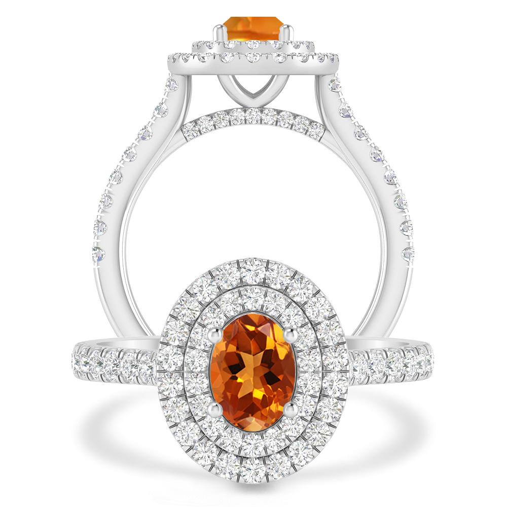 White Gold - Citrine