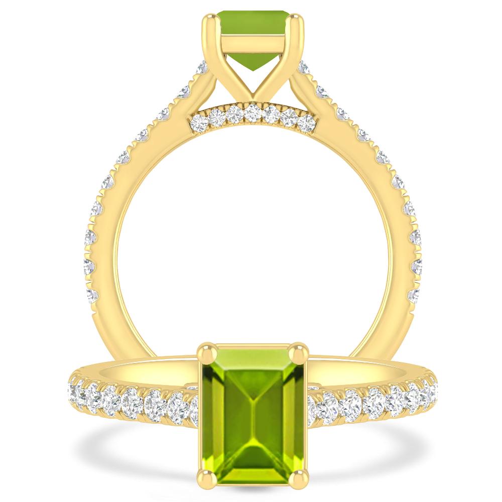 Yellow Gold - Peridot