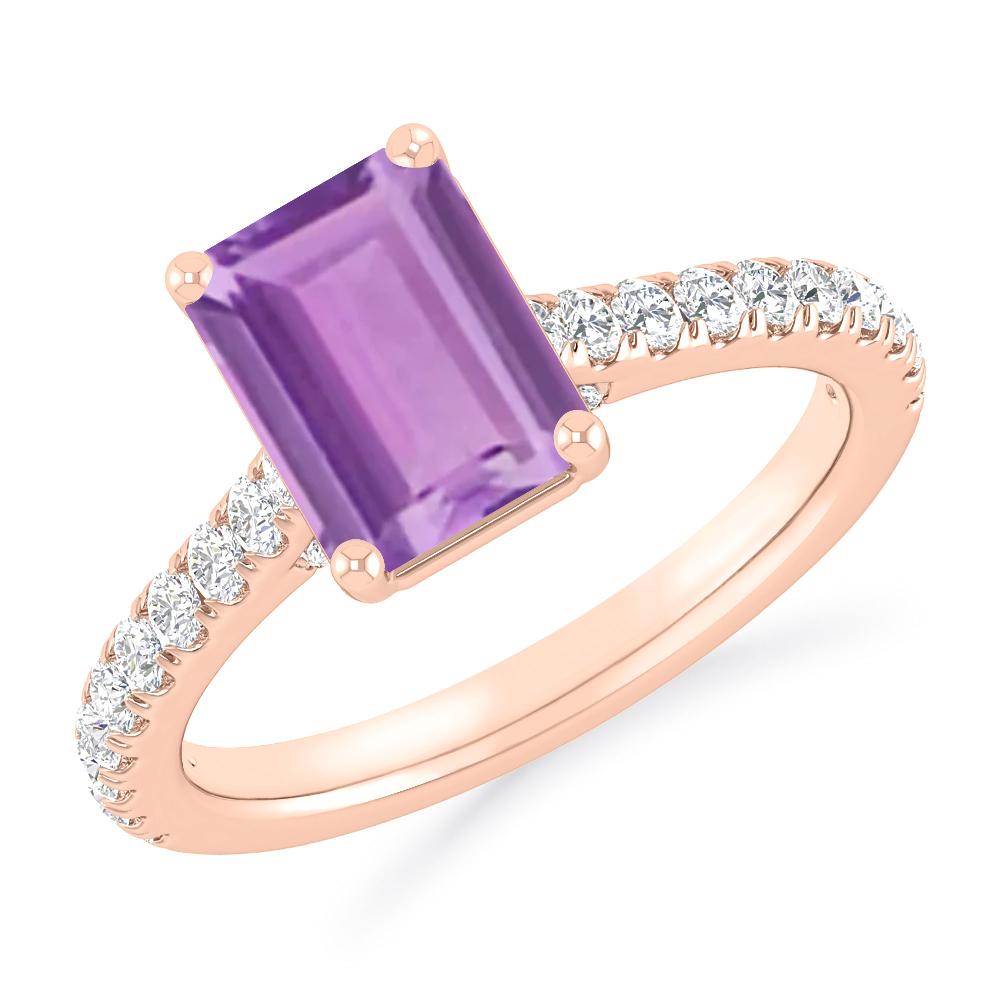 Rose Gold - Amethyst