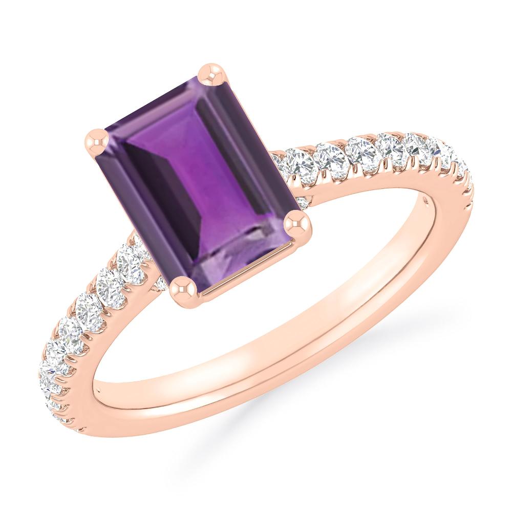 Rose Gold - Amethyst