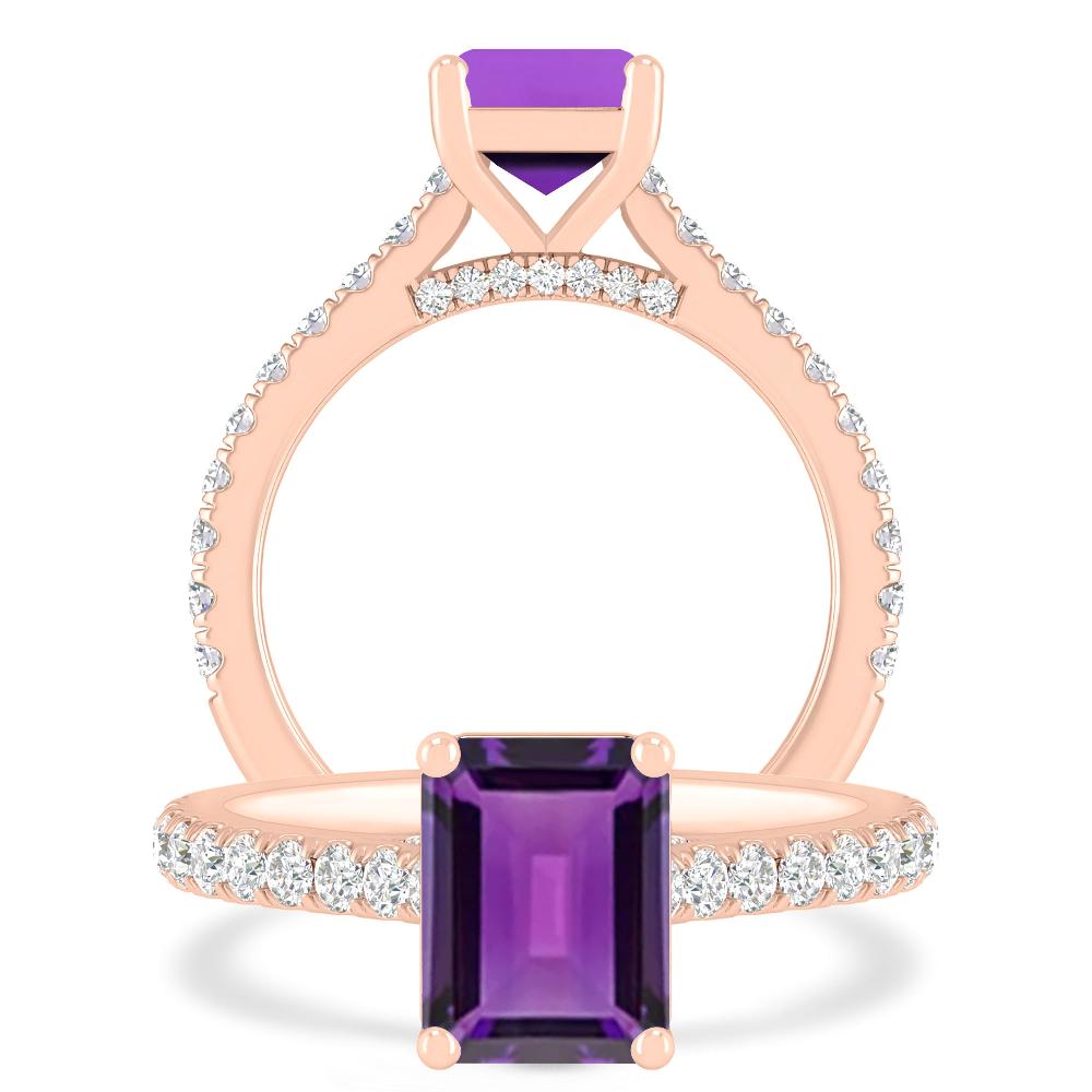 Rose Gold - Amethyst