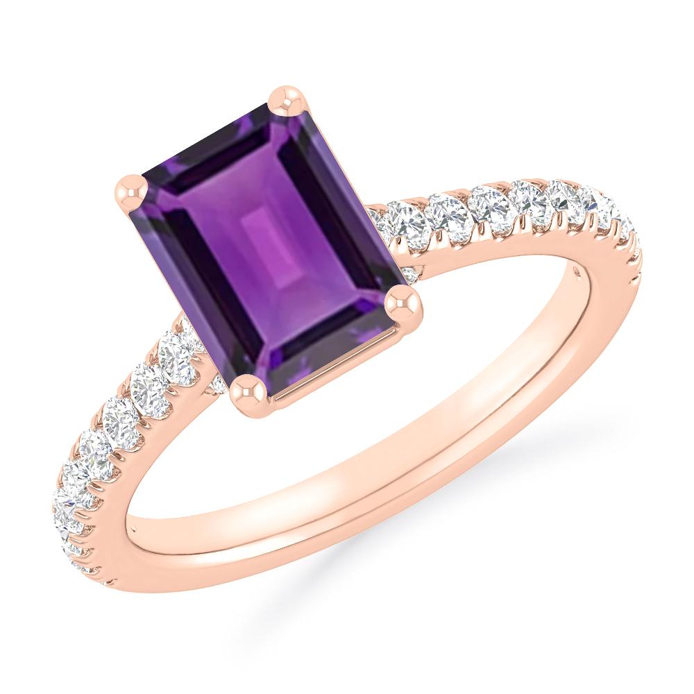 Rose Gold - Amethyst