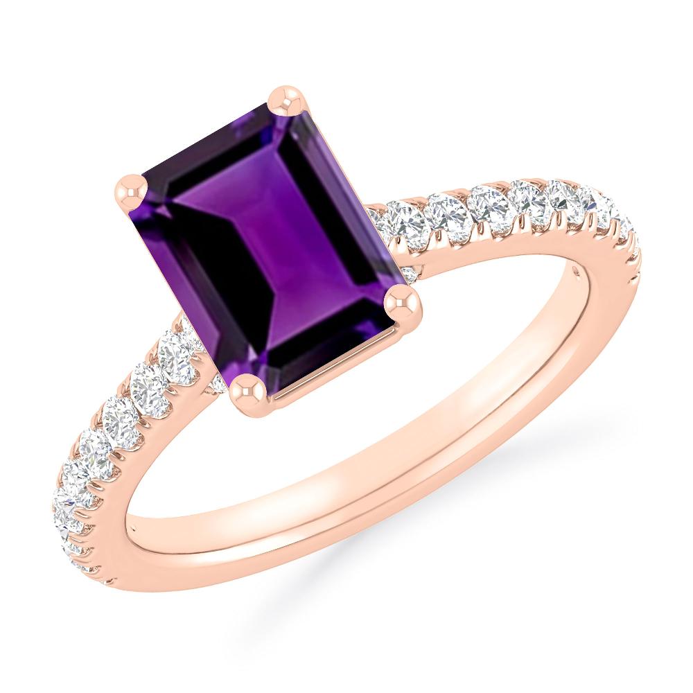 Rose Gold - Amethyst