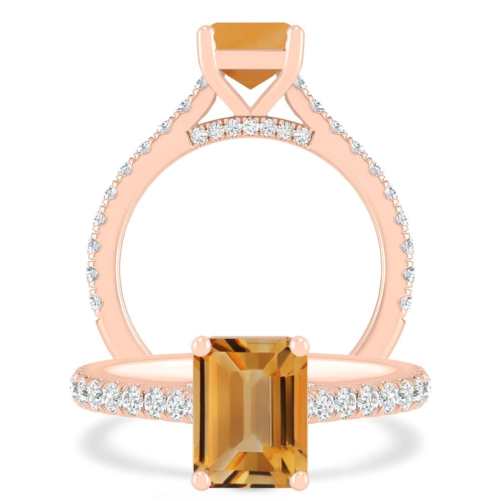 Rose Gold - Citrine