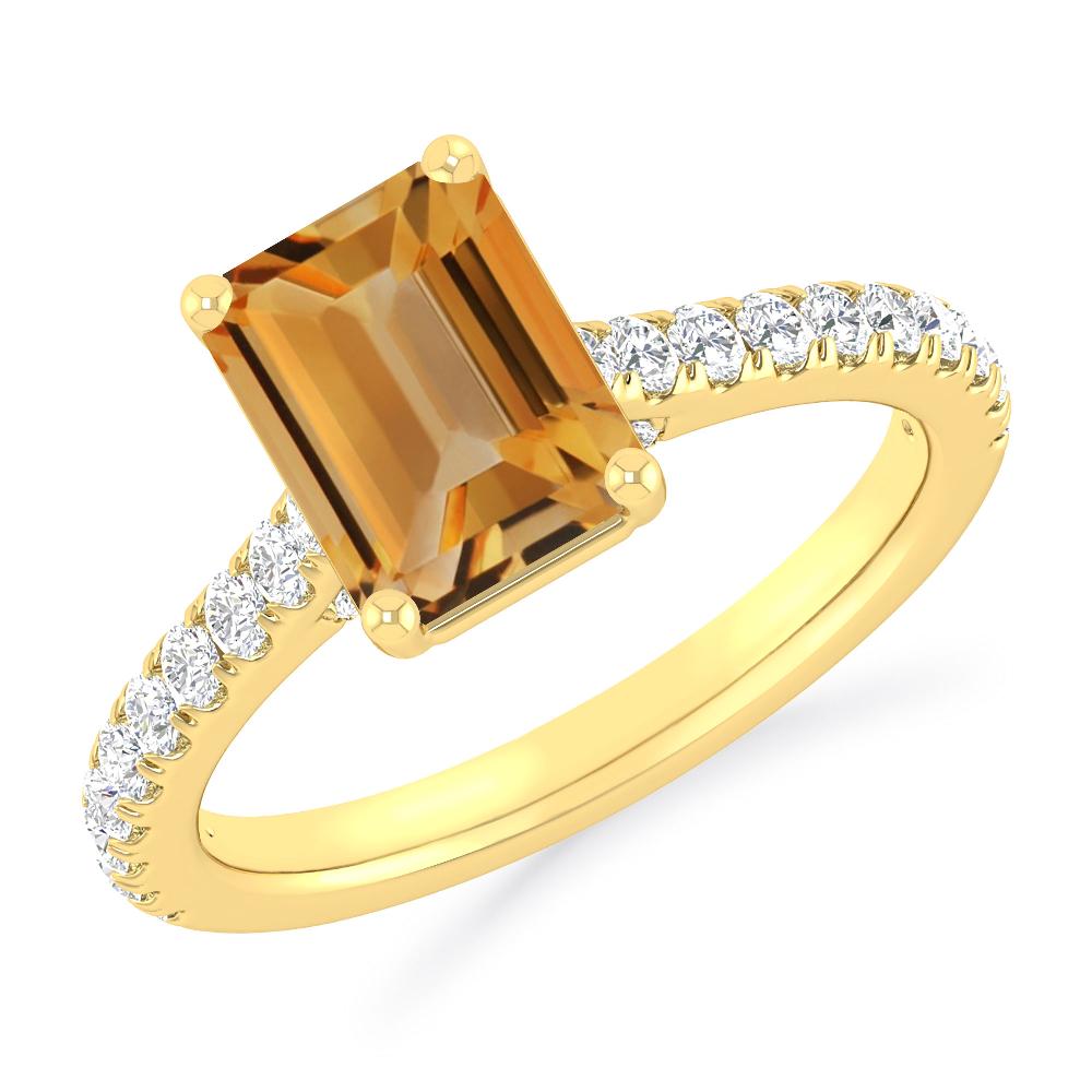 Yellow Gold - Citrine