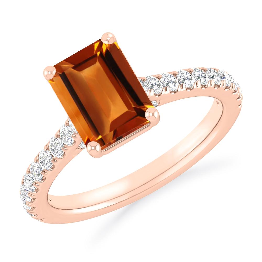 Rose Gold - Citrine