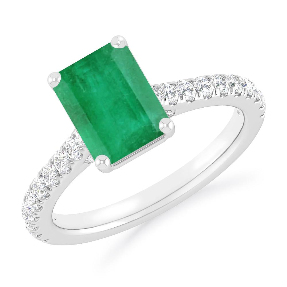 White Gold - Emerald