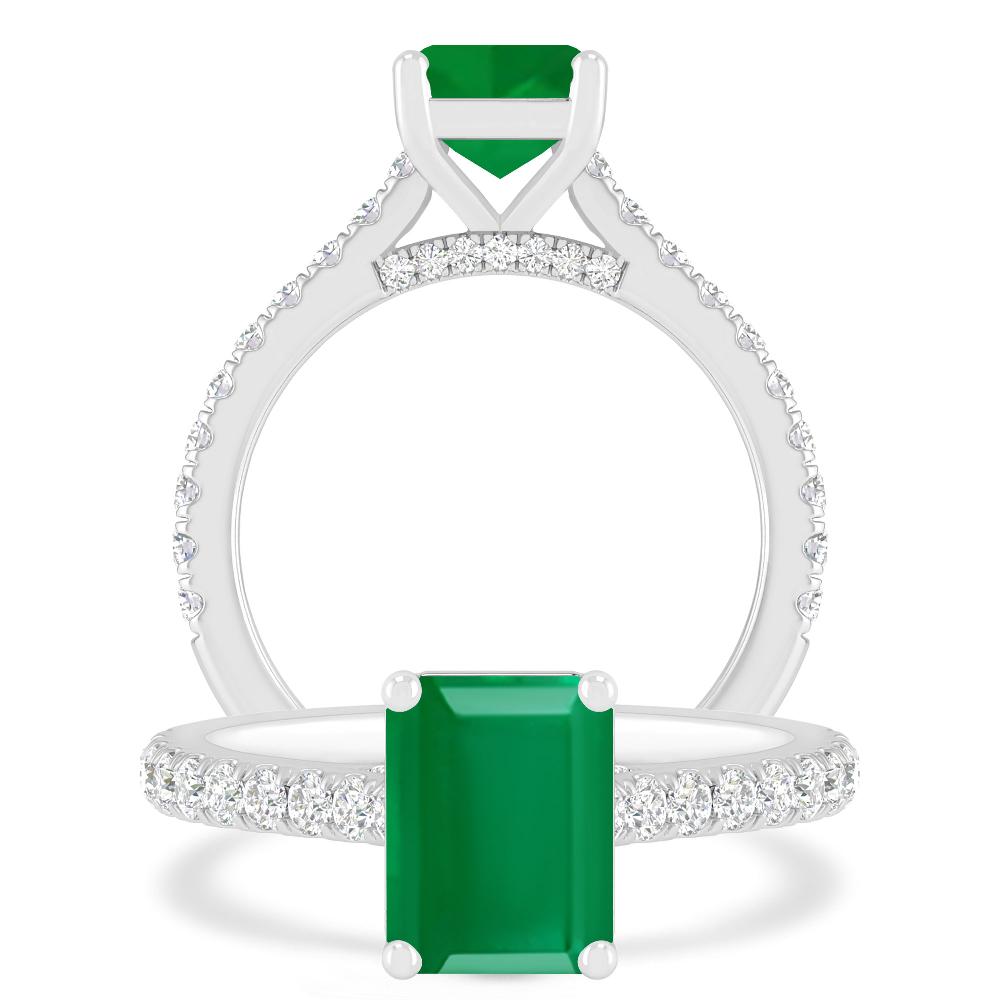 White Gold - Emerald