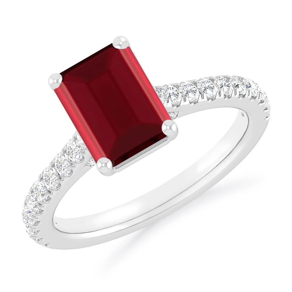 White Gold - Garnet