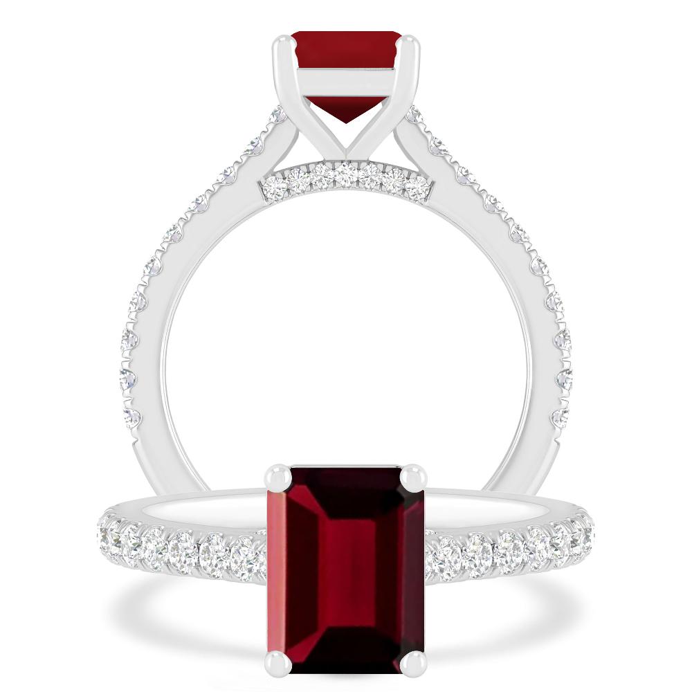 White Gold - Garnet