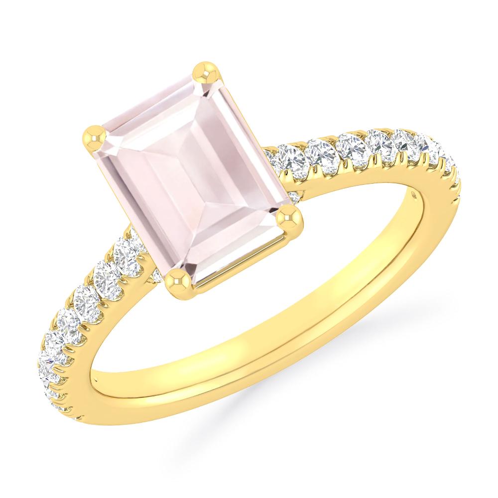 Yellow Gold - Morganite