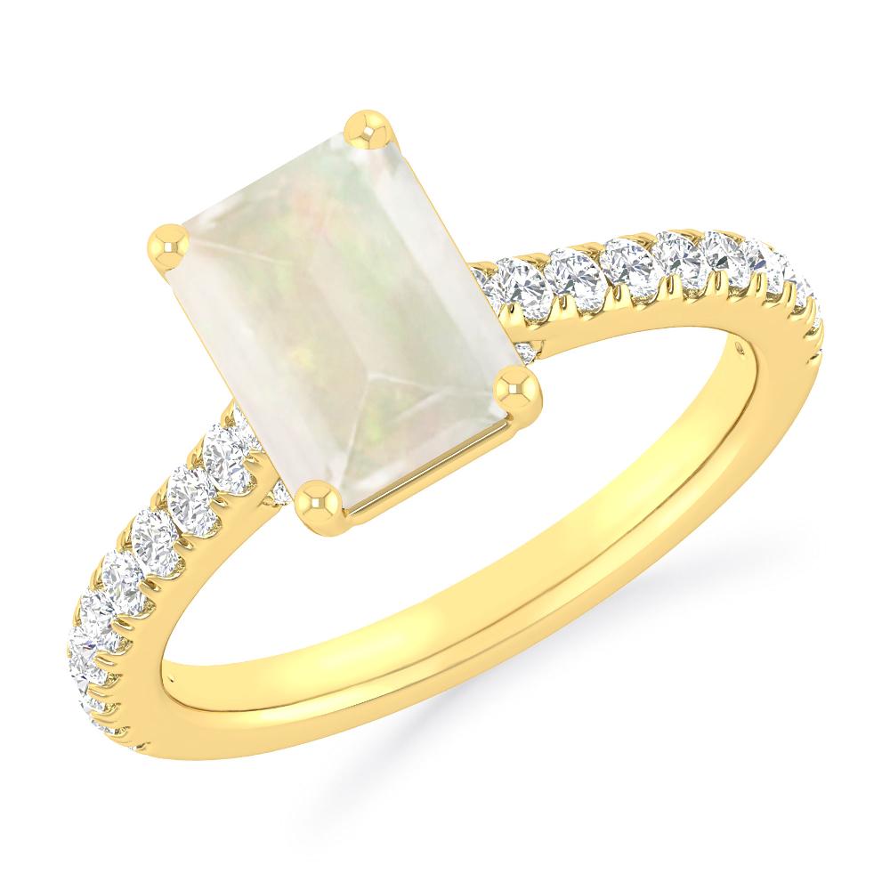 Yellow Gold - Opal