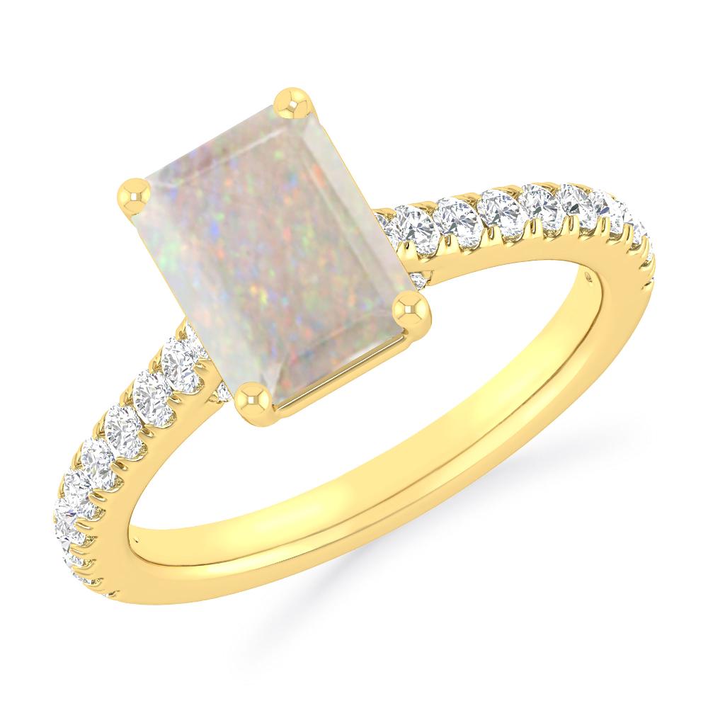 Yellow Gold - Opal