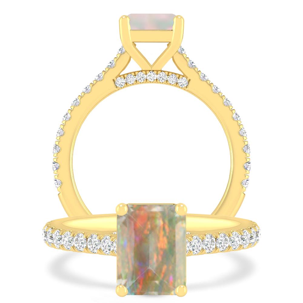 Yellow Gold - Opal