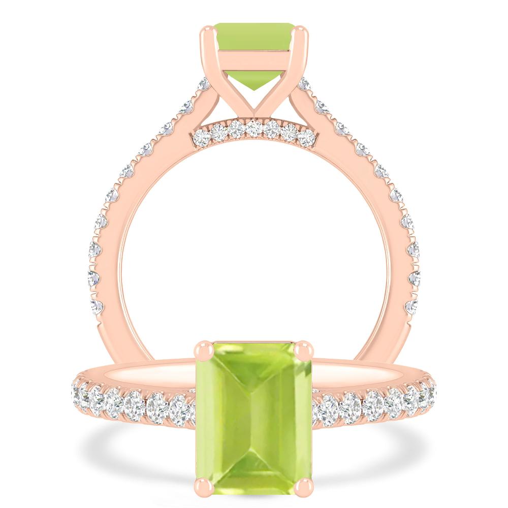 Rose Gold - Peridot