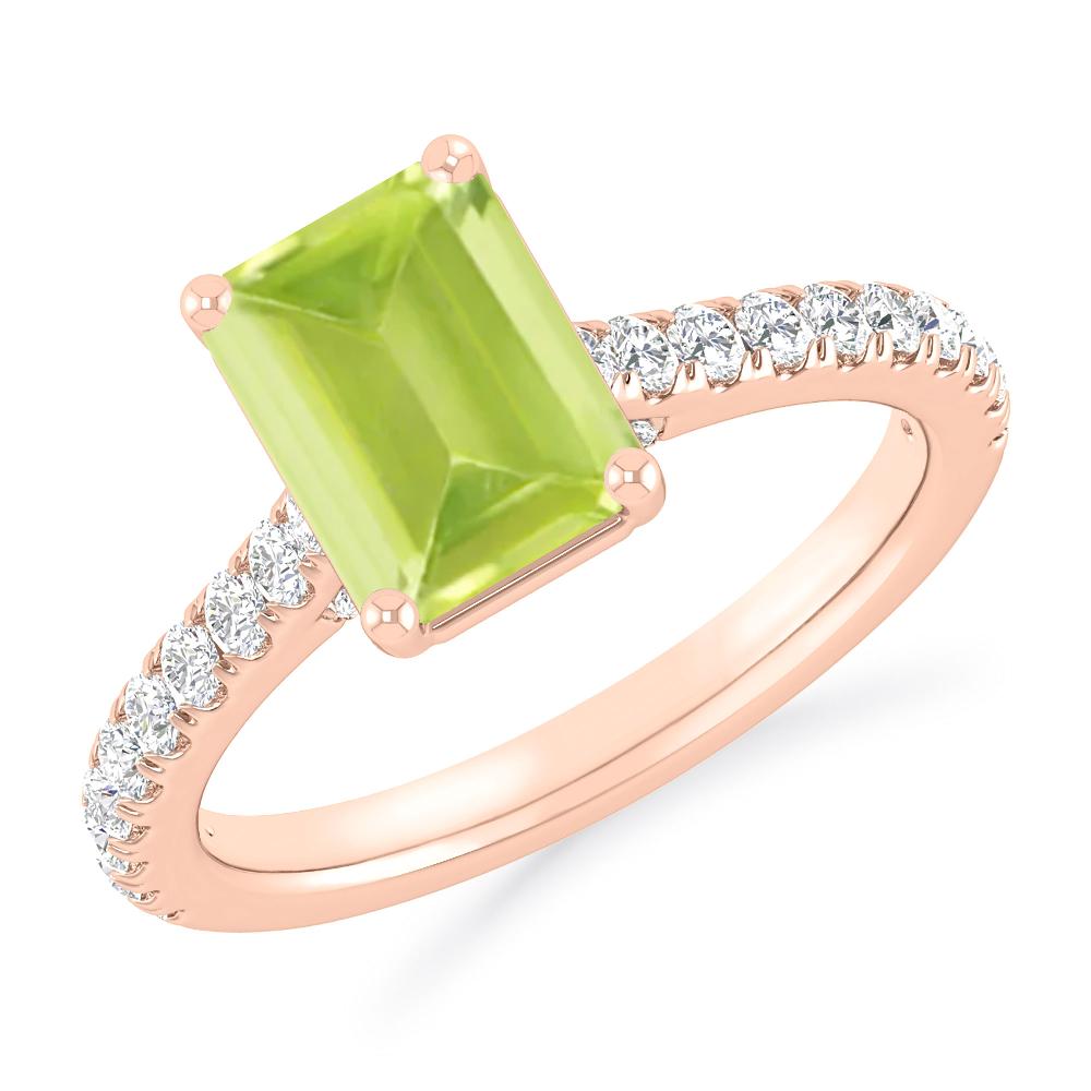 Rose Gold - Peridot