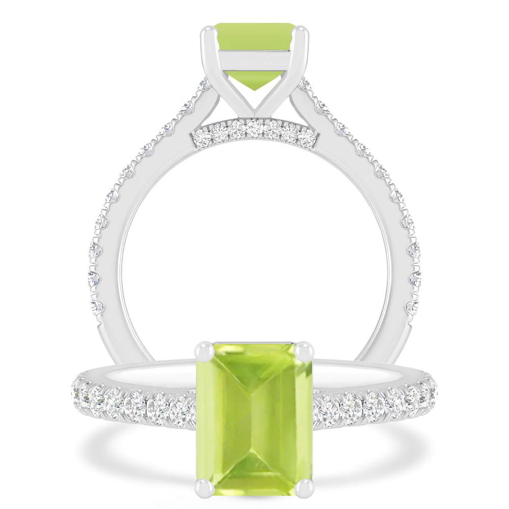 White Gold - Peridot