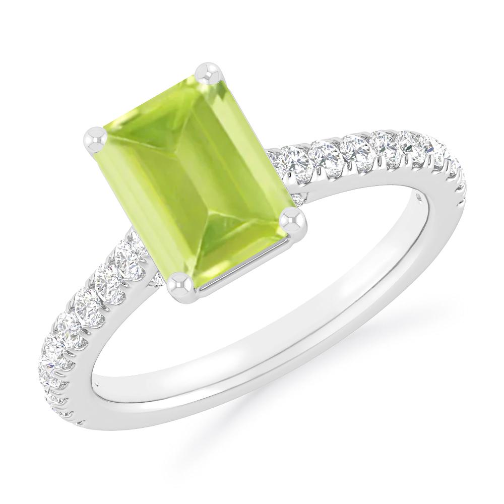 White Gold - Peridot